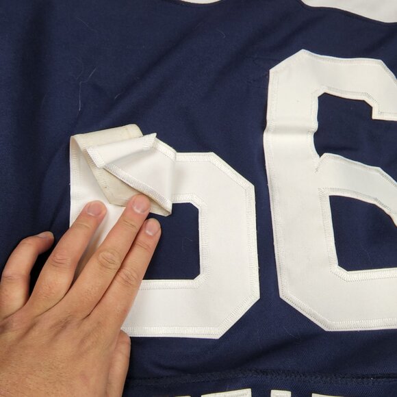 New York Rangers 2018 NHL Winter Jersey Blue Size Large L 52 DAMAGED SEE PHOTOS - Picture 8 of 8